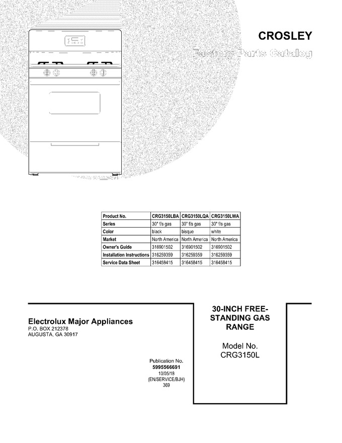 Diagram for CRG3150LBA