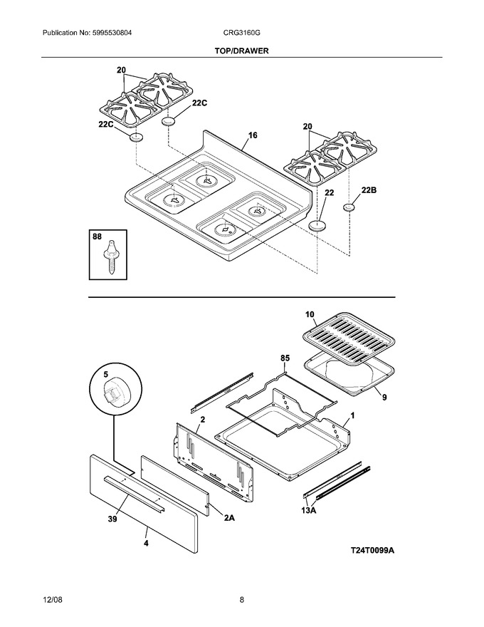 Diagram for CRG3160GWWD
