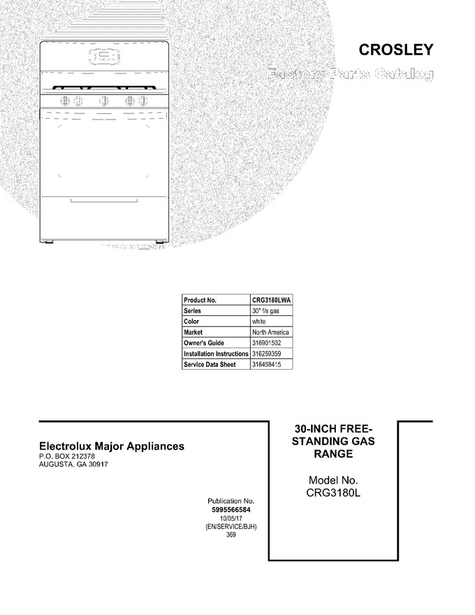 Diagram for CRG3180LWA