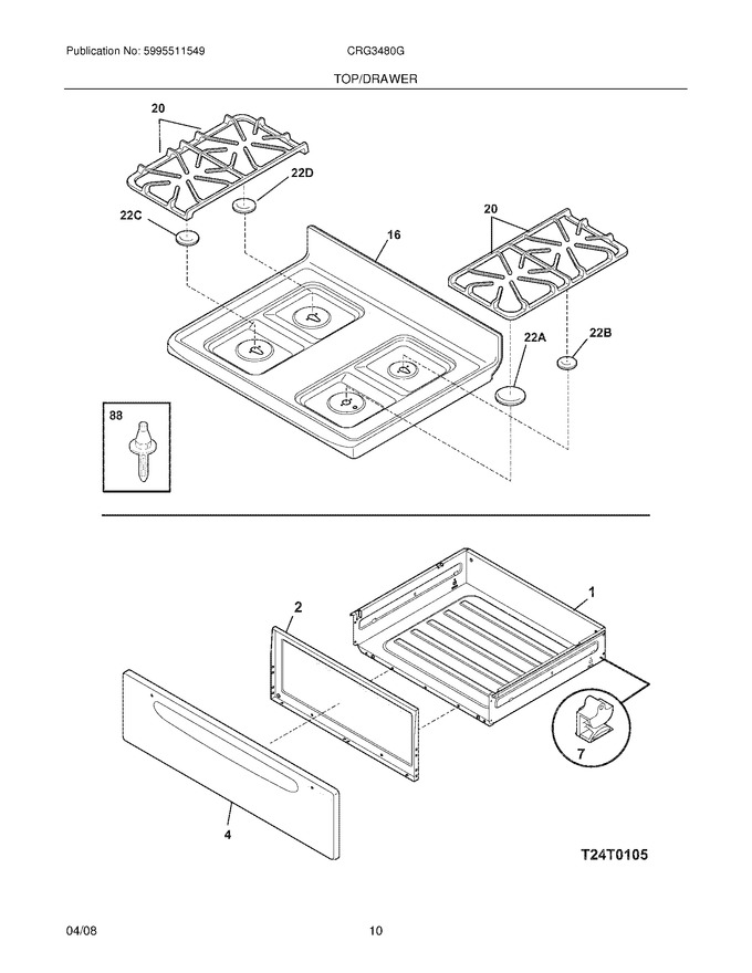 Diagram for CRG3480GWBC