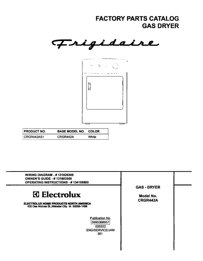 Diagram for CRGR442AS1