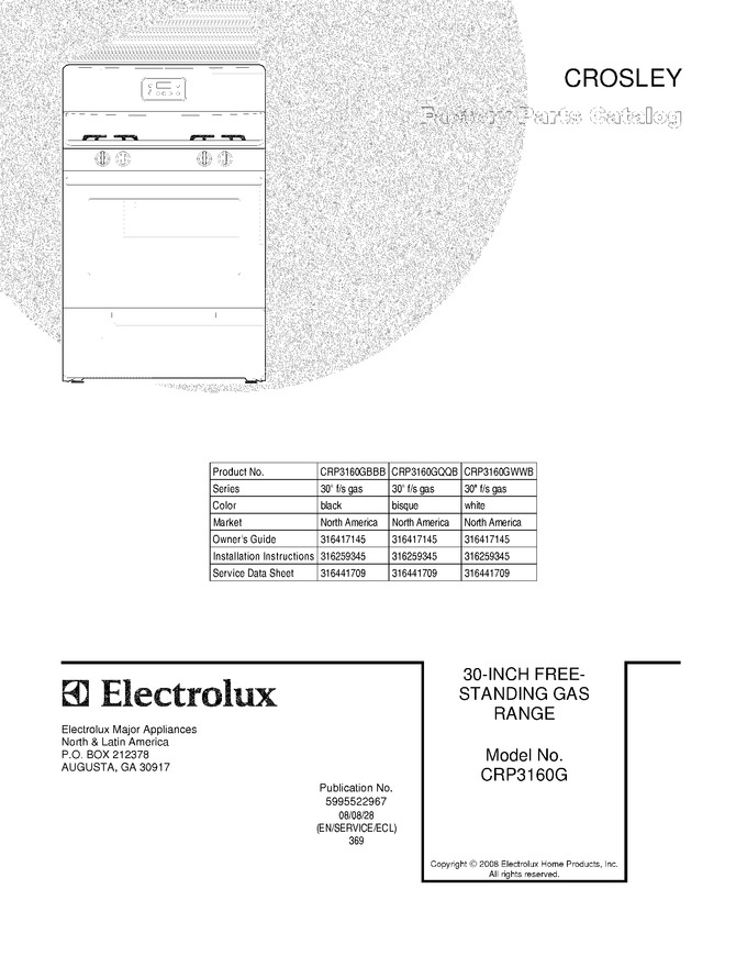 Diagram for CRP3160GBBB