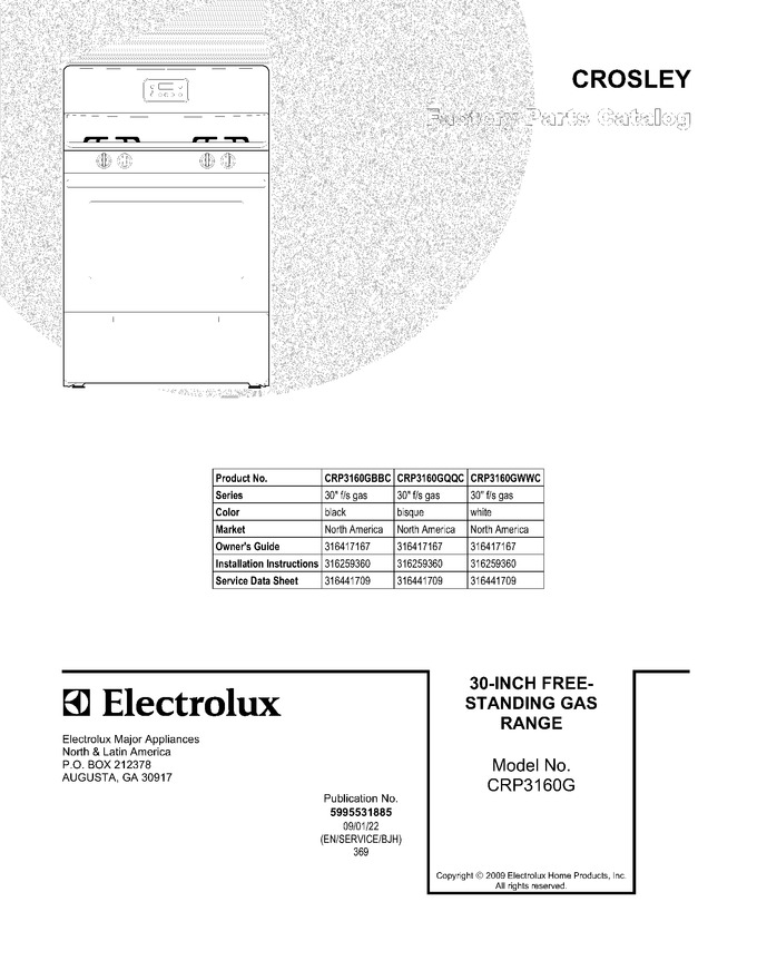 Diagram for CRP3160GWWC