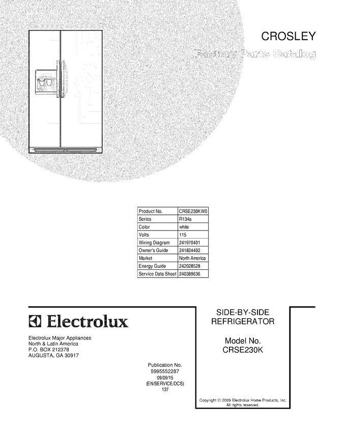 Diagram for CRSE230KW0
