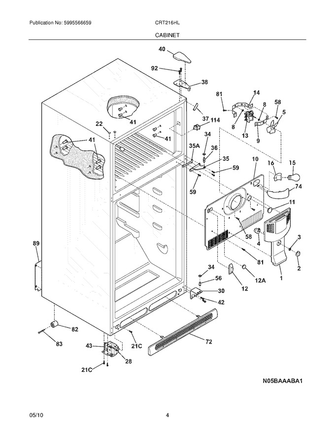 Diagram for CRT216HLQ0
