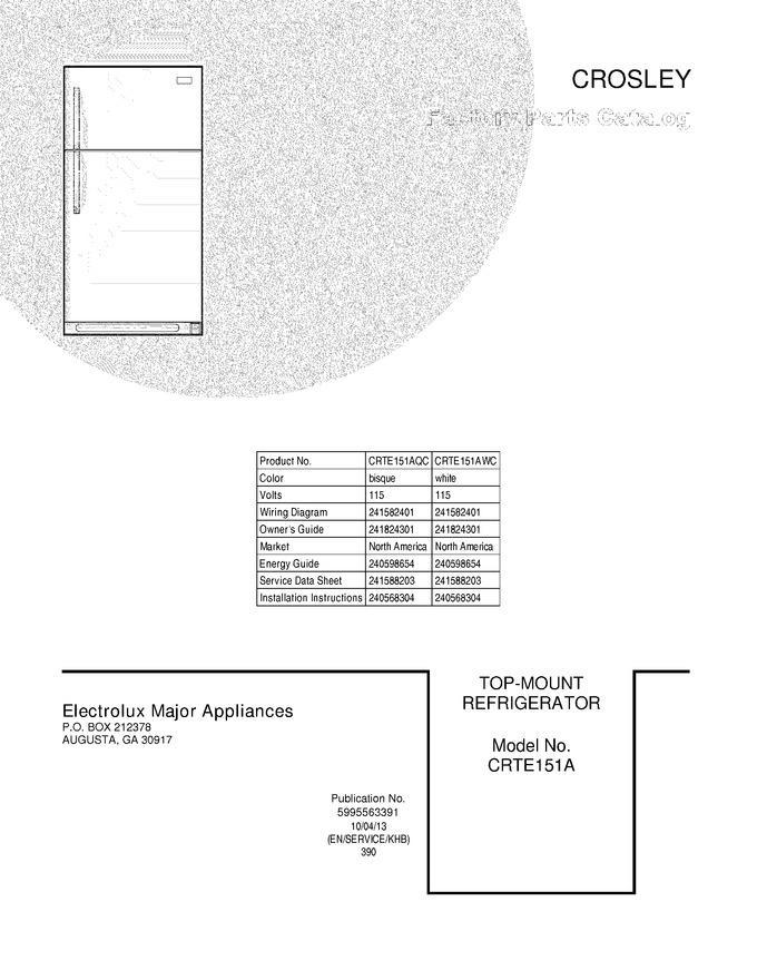 Diagram for CRTE151AQC