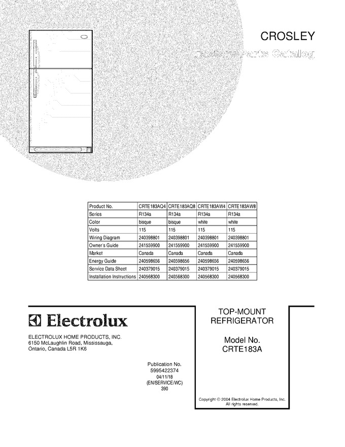 Diagram for CRTE183AW8