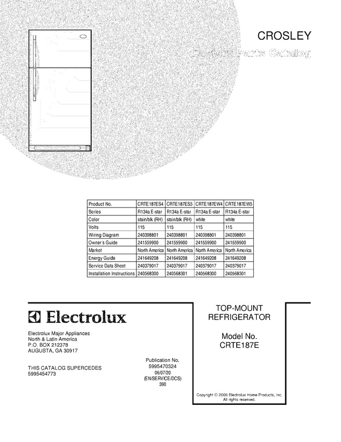 Diagram for CRTE187EW4