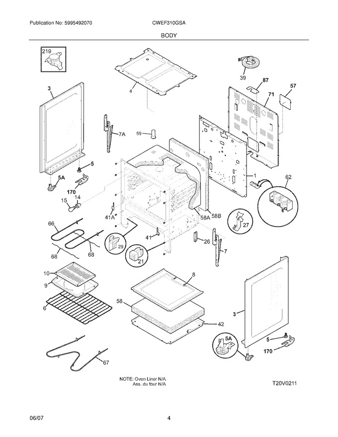 Diagram for CWEF310GSA