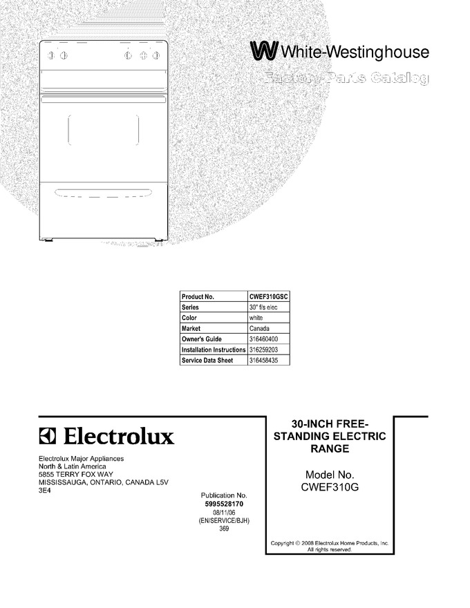 Diagram for CWEF310GSC