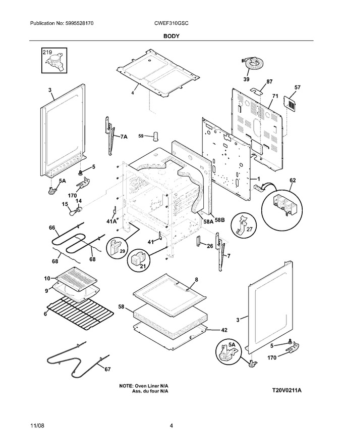 Diagram for CWEF310GSC