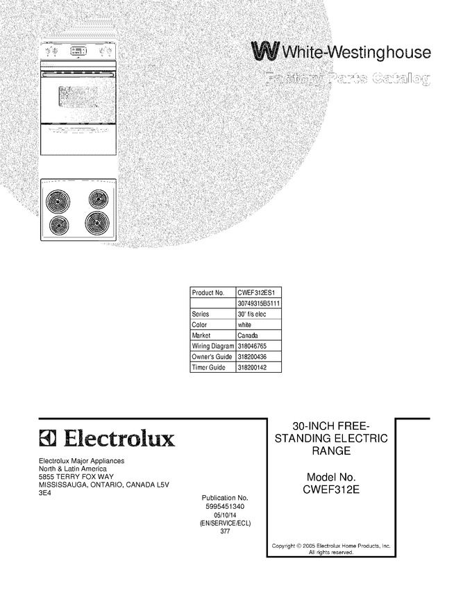 Diagram for CWEF312ES1