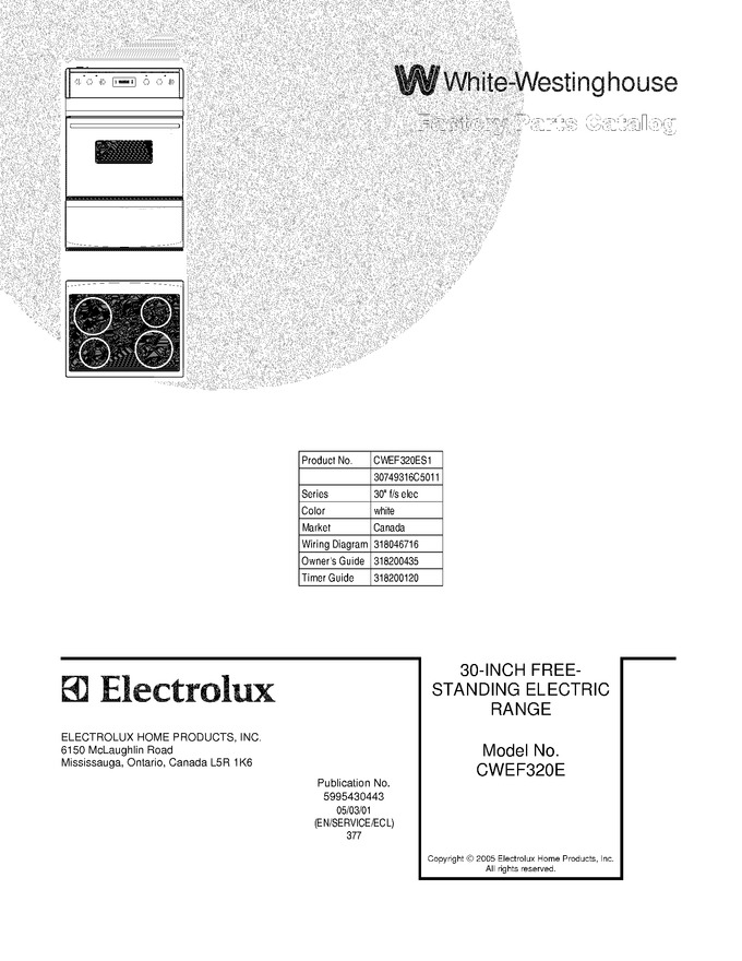 Diagram for CWEF320ES1