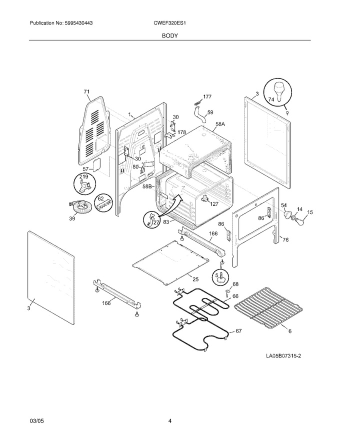Diagram for CWEF320ES1