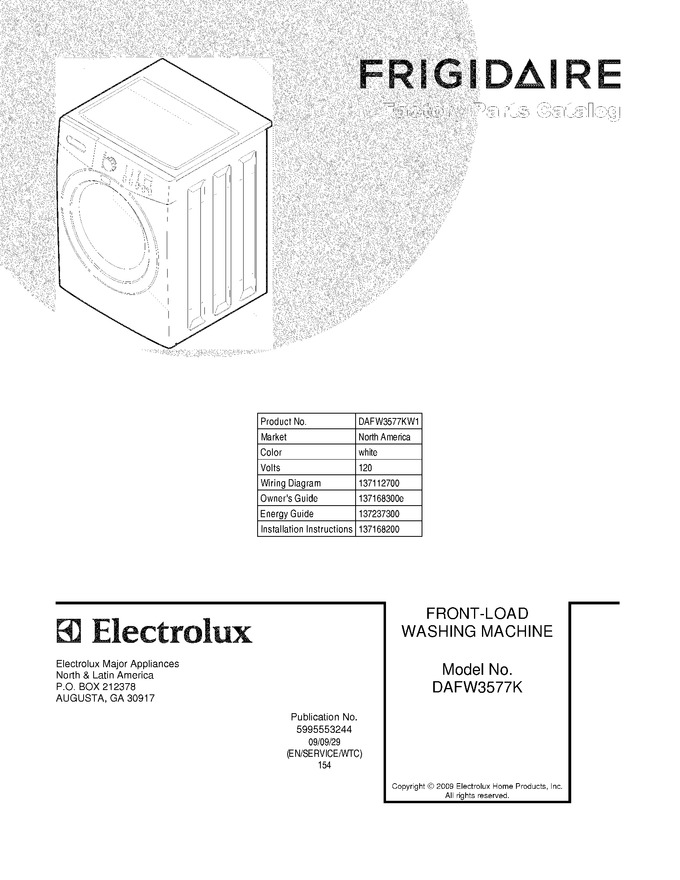 Diagram for DAFW3577KW1