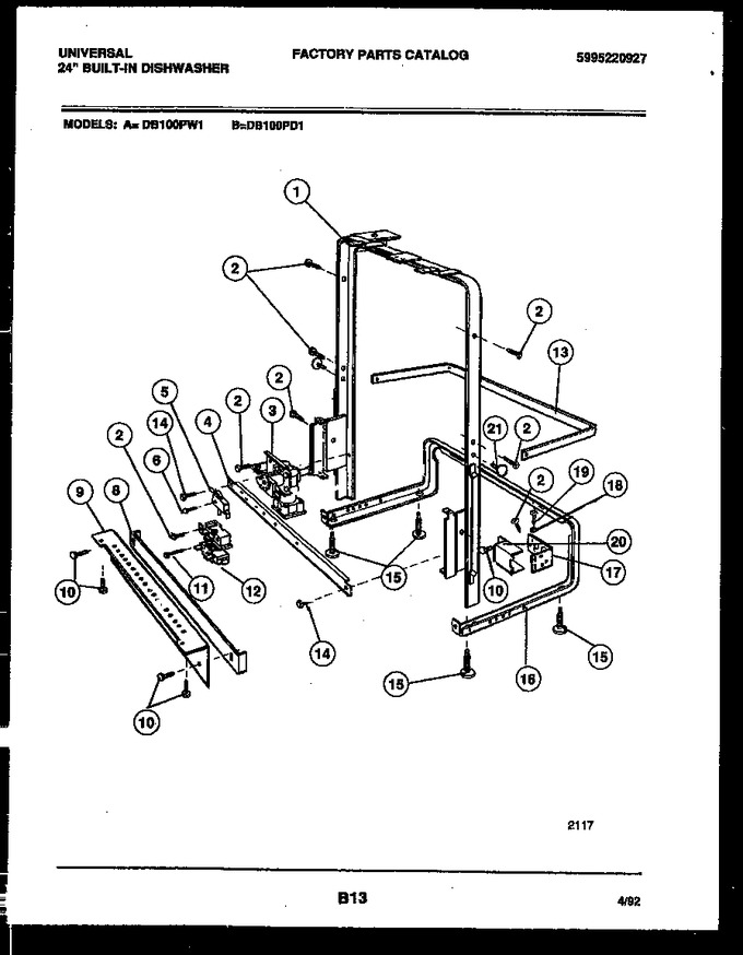 Diagram for DB100PW1