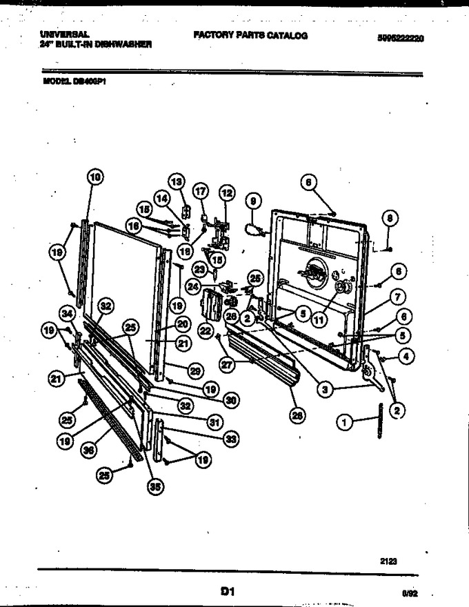 Diagram for DB400PW1