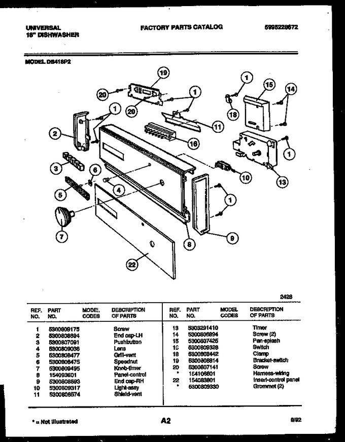 Diagram for DB418PW2