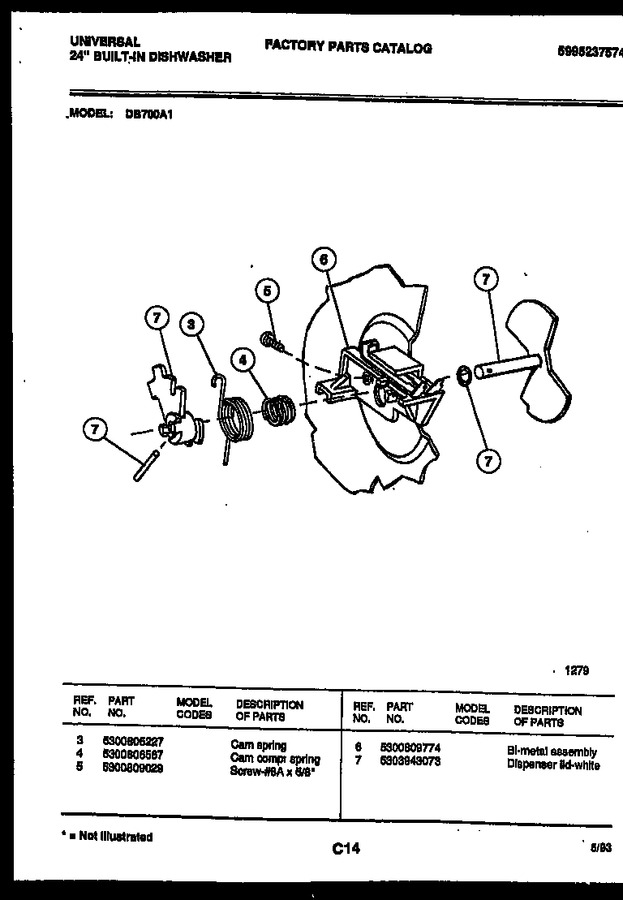 Diagram for DB700AW1