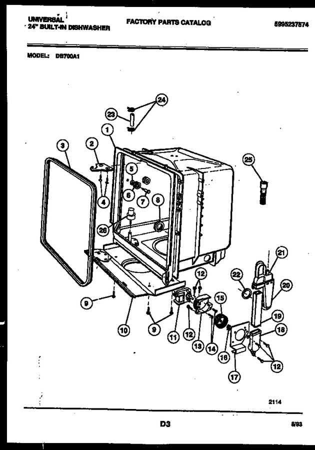 Diagram for DB700AW1