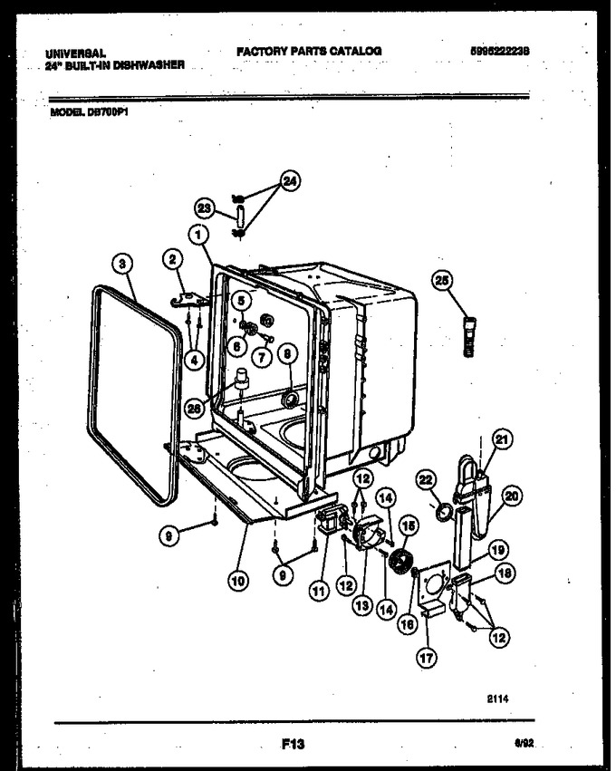 Diagram for DB700PW1
