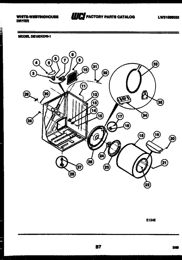 Diagram for DE150KDW1