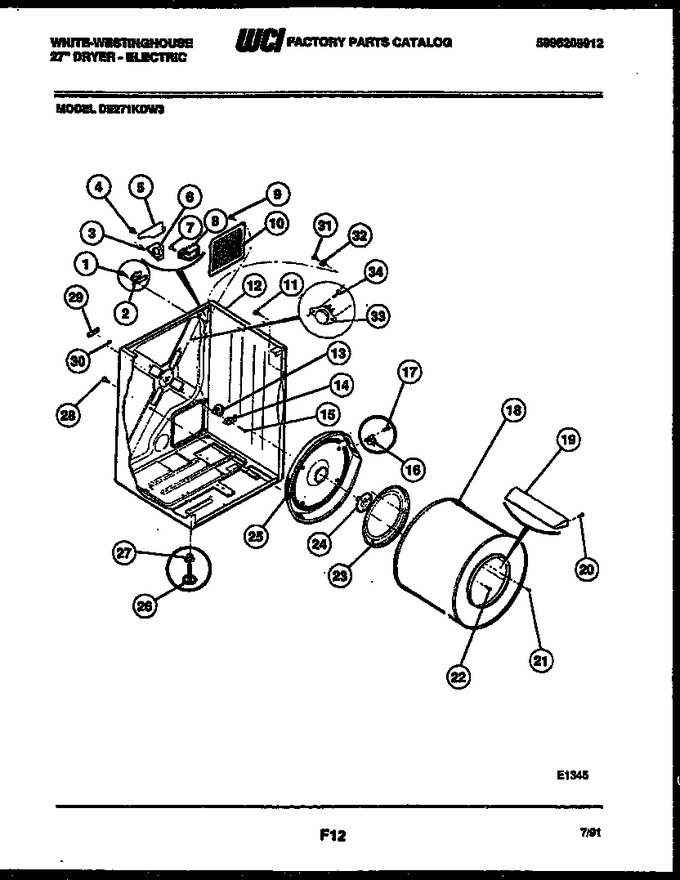 Diagram for DE271KDW3