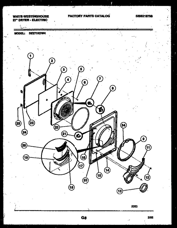 Diagram for DE271KDW4