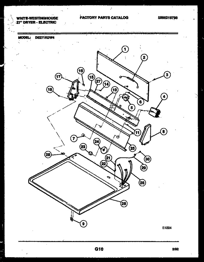 Diagram for DE271KDW4