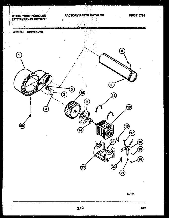 Diagram for DE271KDW4