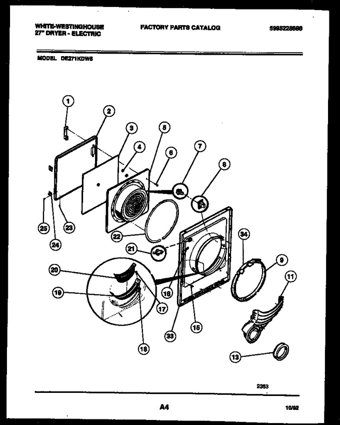 Diagram for DE271KDW5