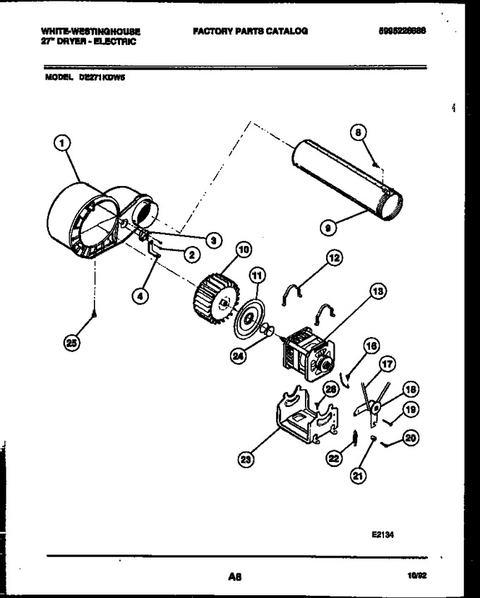 Diagram for DE271KDW5