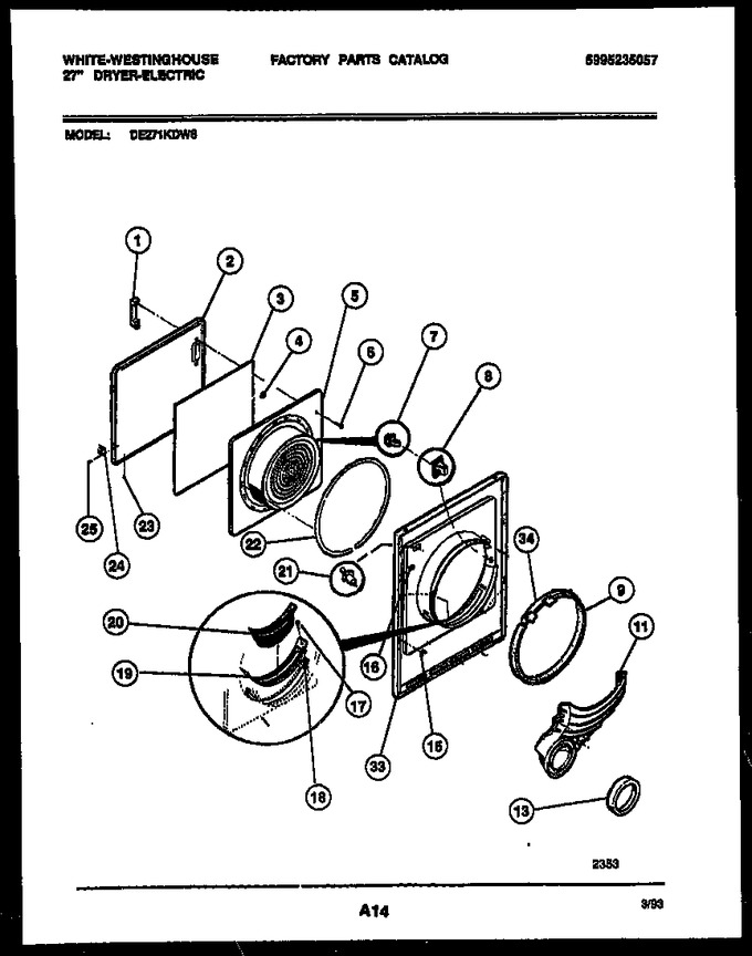 Diagram for DE271KDW6