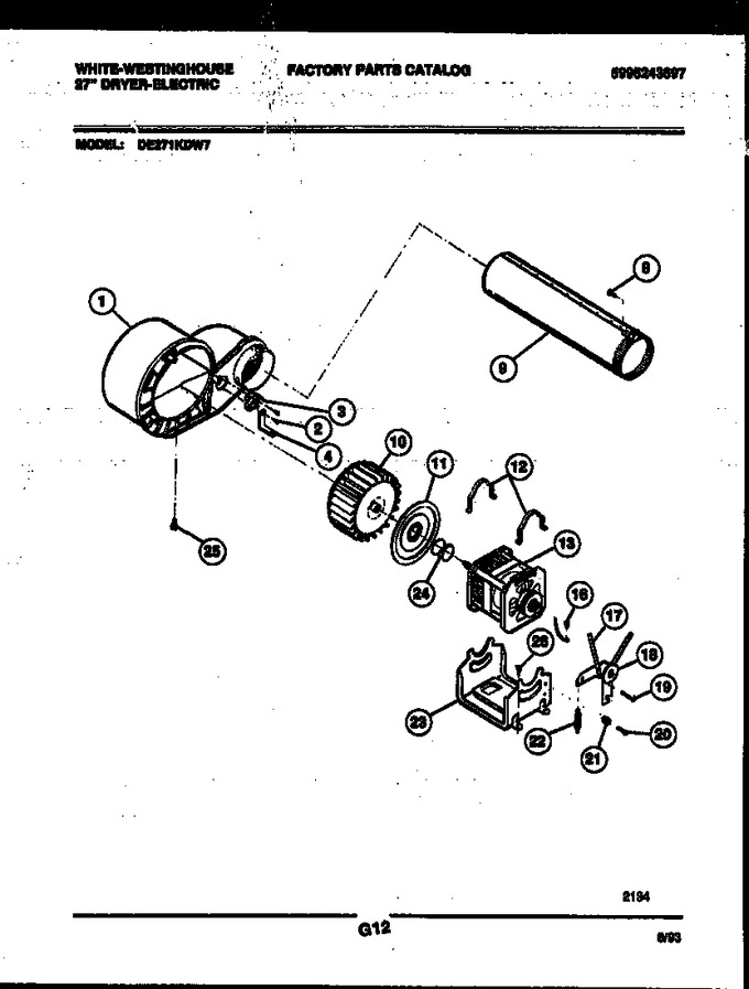 Diagram for DE271KDW7