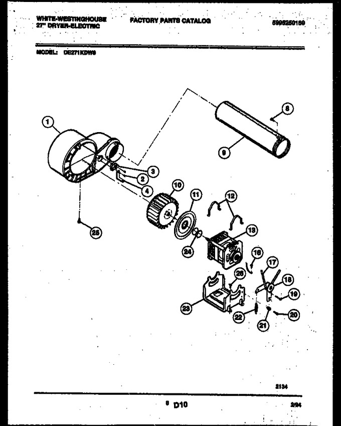 Diagram for DE271KDW8