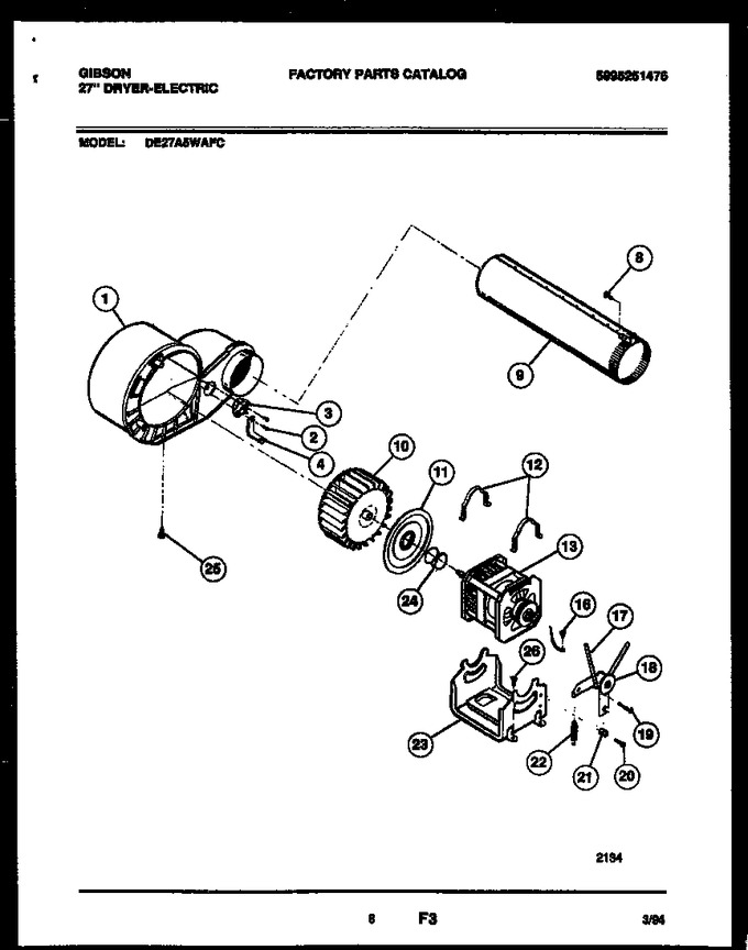 Diagram for DE27A5WAFC