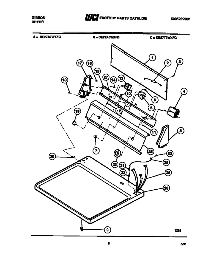Diagram for DE27T3WXFC