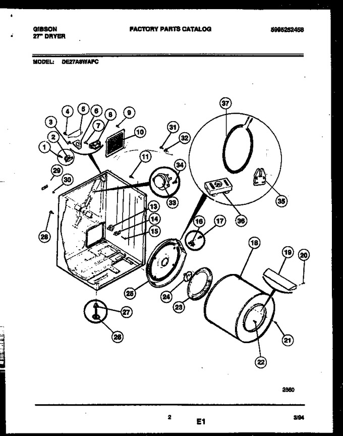 Diagram for DE27A8WAFC