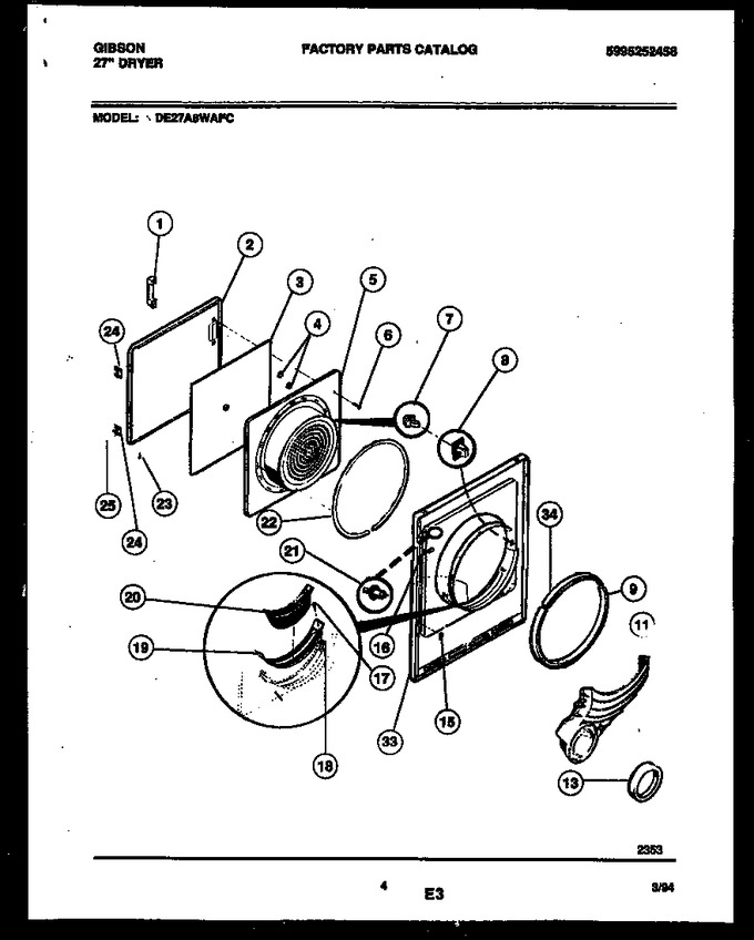 Diagram for DE27A8WAFC