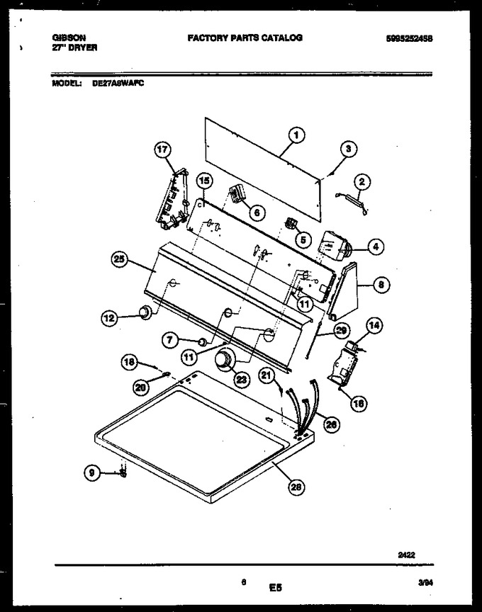 Diagram for DE27A8WAFC