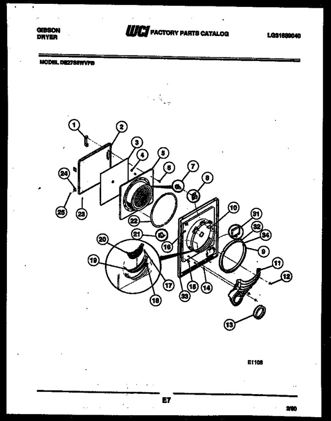 Diagram for DE27S6WVFB