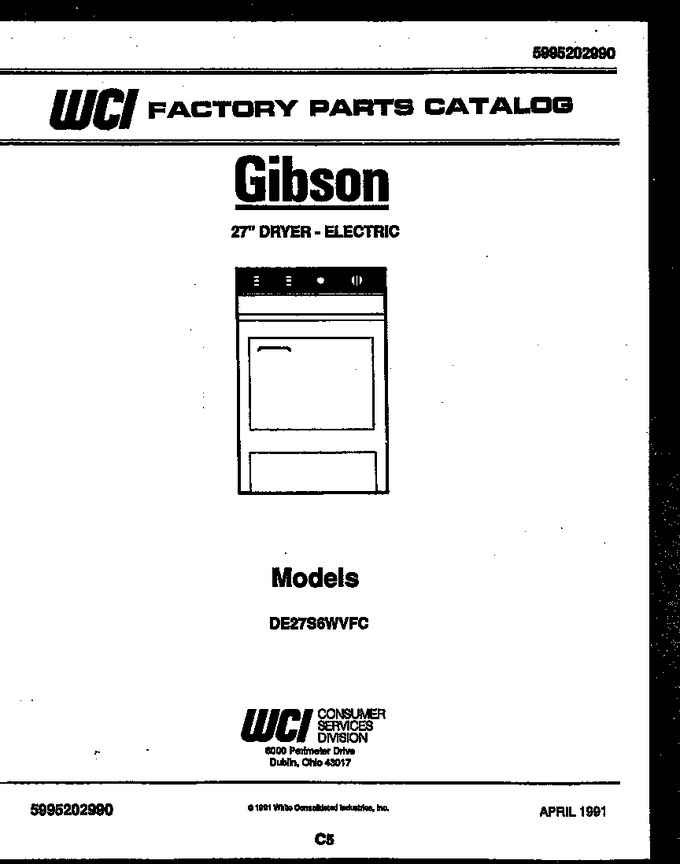 Diagram for DE27S6WVFC