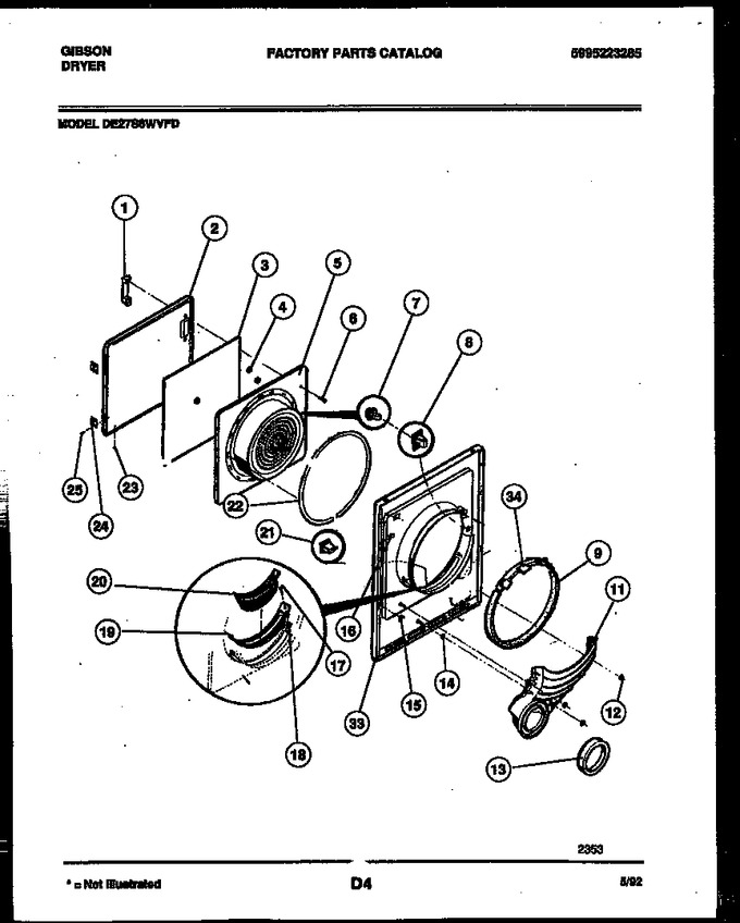 Diagram for DE27S6WVFD