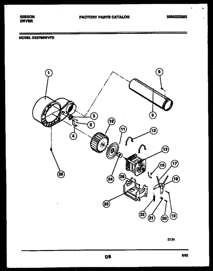 Diagram for DE27S6WVFD