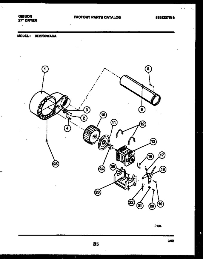 Diagram for DE27S8WAGA