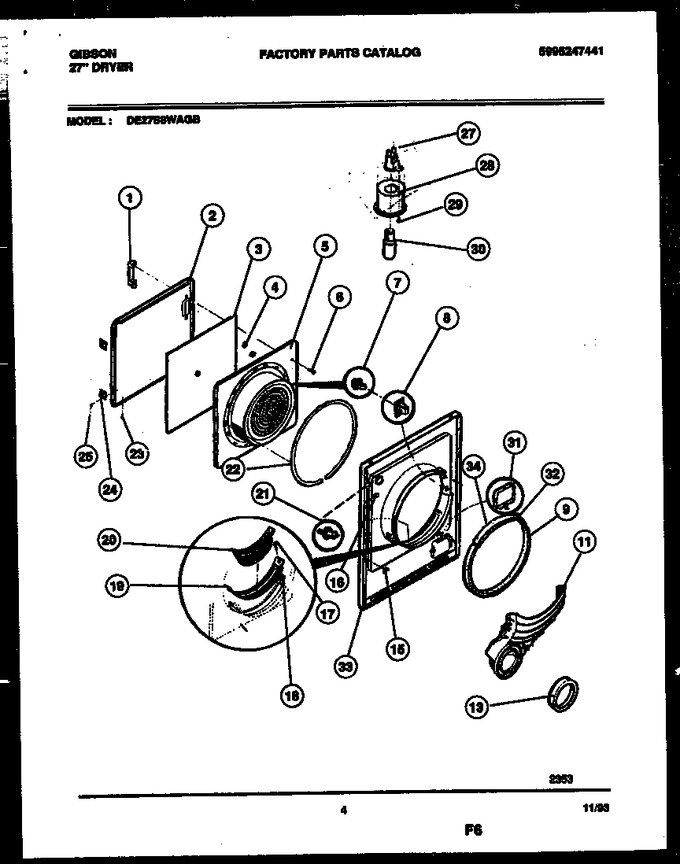 Diagram for DE27S8WAGB
