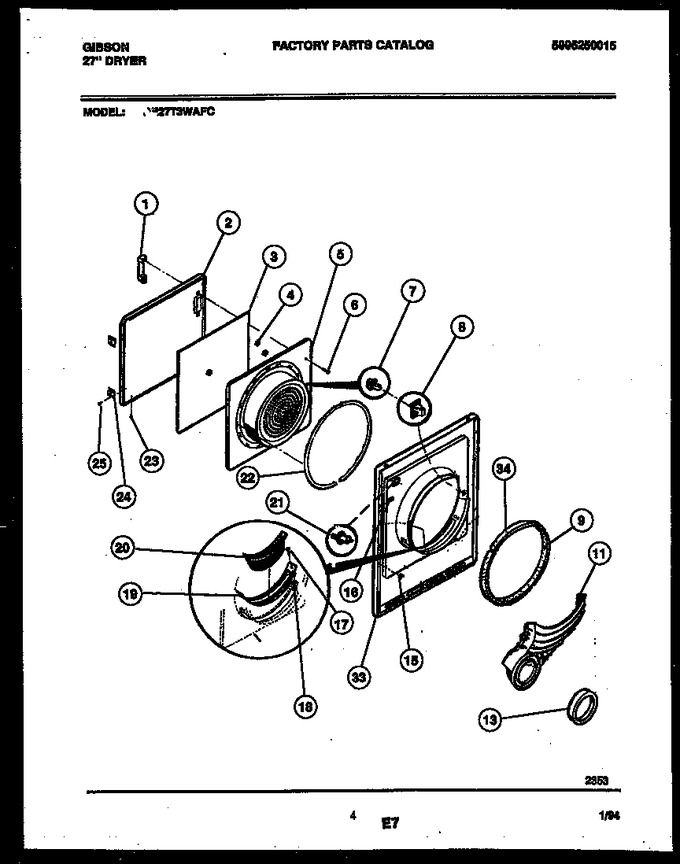 Diagram for DE27T3WAFC