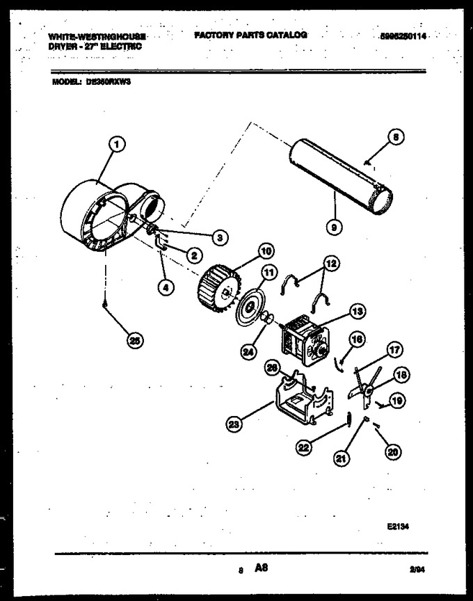 Diagram for DE350RXD3