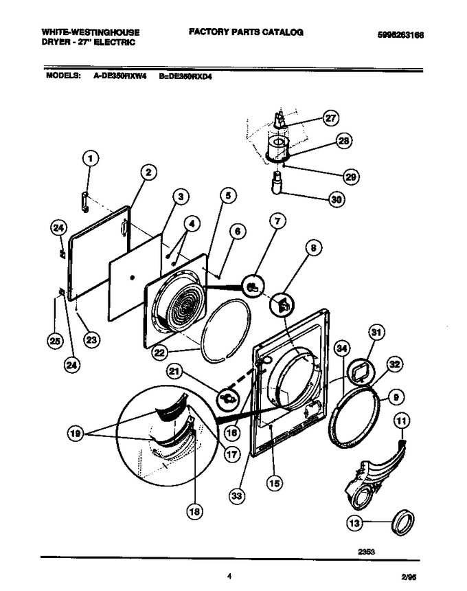 Diagram for DE350RXD4