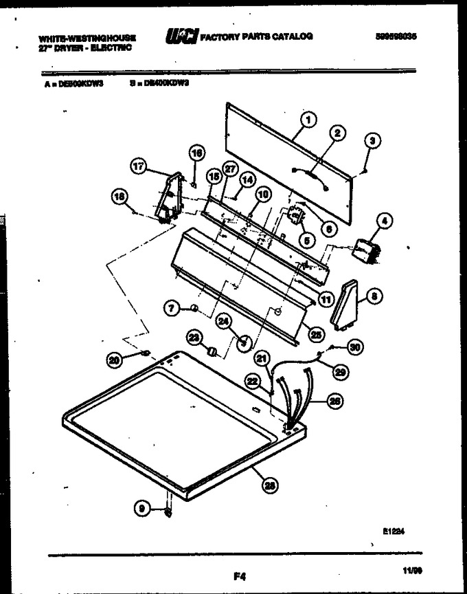 Diagram for DE400KDW3